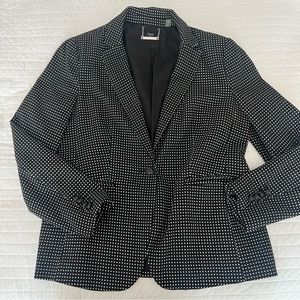 🖤 T Tahari Black and White Pattern Blazer - Size 10